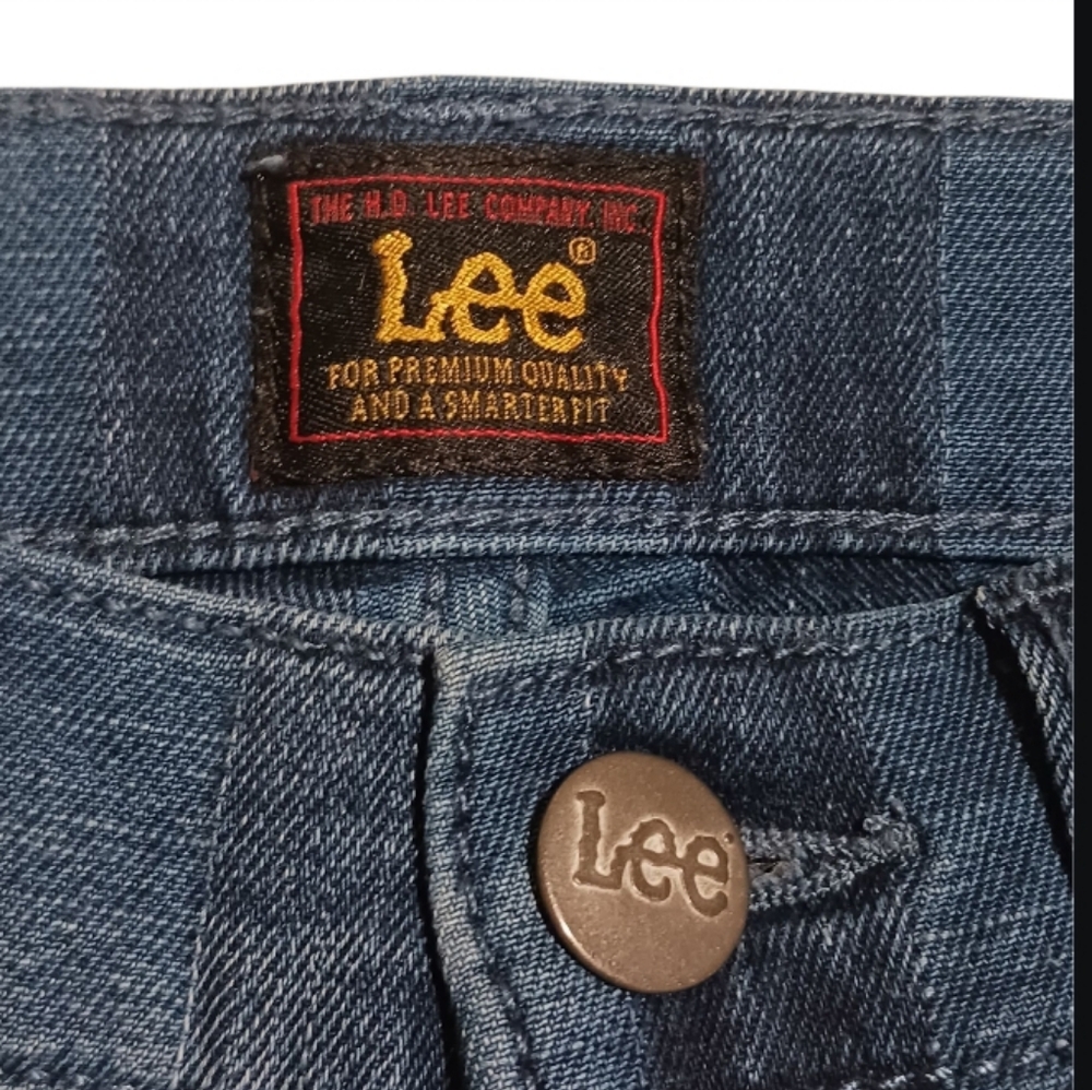 Lee Mid Stripe Flare Bell Bottom Jeans - Picture 6 of 8